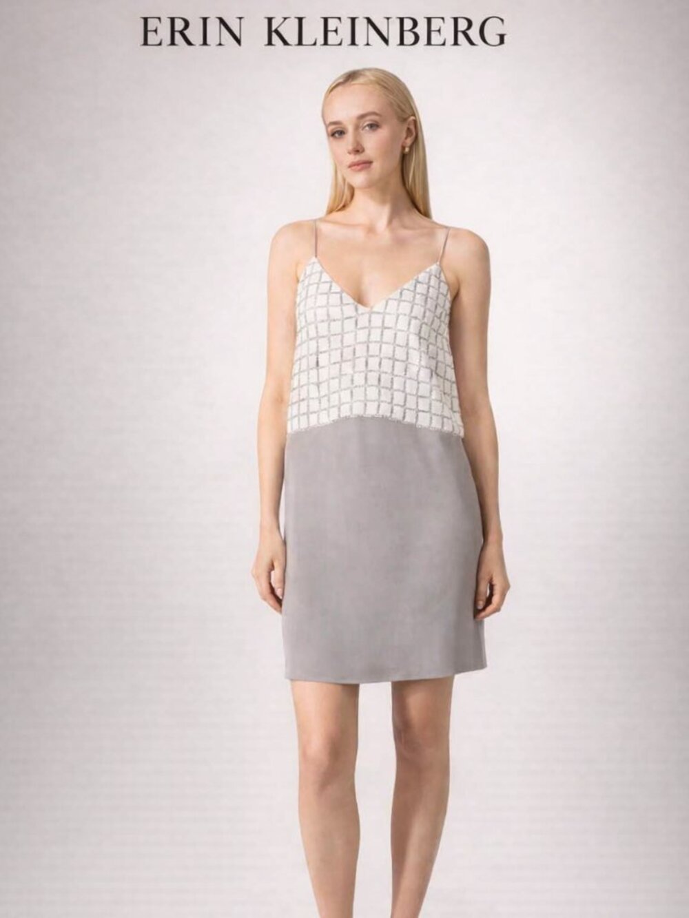ERIN KLEINBERG Flower Applique Muse Dress